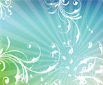 swirly lined colorful vector